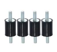 A ABSOPRO 4pz M5 Anti Vibrazione Gomma Isolatore Supporto 15x20mm per Auto Motori