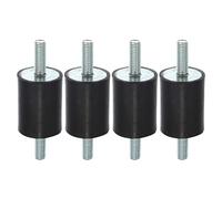 A ABSOPRO 4pz M8 Anti Vibrazione Gomma Isolatore Supporto 30x40mm per Auto Motori