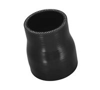 A ABSOPRO 51-63mm 2"-2.5" ID Diritto Collettore Silicone Tubo Automobile Nero