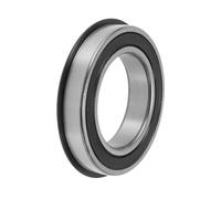 A ABSOPRO 6010NR2RS Cuscinetti a sfere a gola profonda 1.97"x3.15"x0.63" P6 Doppia guarnizione in gomma Cuscinetti lubrificati 1 Pz Ruota universale per auto, scooter, skateboard Nero