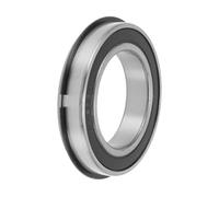 A ABSOPRO 6012NR2RS Cuscinetti a sfere a gola profonda 2.36"x3.74"x0.71" P6 Doppia guarnizione in gomma Cuscinetti lubrificati 1 Pz Ruota universale per auto scooter skateboard Nero