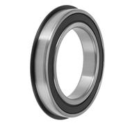 A ABSOPRO 6017NR2RS Cuscinetti A Gola Profonda 85x130x22mm P4 Doppia Guarnizione In Gomma Cuscinetti Lubrificati 1Pc Auto Scooter Skateboard Ruota Universale Tono Argento Nero