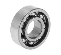 A ABSOPRO 6202 Cuscinetti a Sfere a Gola Profonda P0 15x35x11mm Cuscinetti Lubrificati Tipo Aperto Tono Argento Ruota Monopattino Skateboard