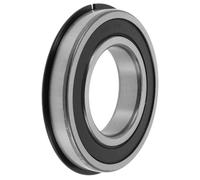 A ABSOPRO 6213NR2RS Cuscinetti A Gola Profonda 65x120x23mm P5 Doppia Guarnizione In Gomma Cuscinetti Lubrificati 1Pc Auto Scooter Skateboard Ruota Universale Tono Argento Nero
