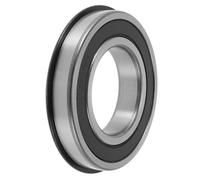 A ABSOPRO 6213NR2RS Cuscinetti A Gole Profonde 65x120x23mm P4 Doppia Guarnizione In Gomma Cuscinetti Lubrificati 1Pc Per Auto Scooter Skateboard Ruote Universali Colore Argento Nero