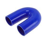 A ABSOPRO 63mm / 2.48" To 63mm / 2.48" Gomma Siliconica A 180 Gradi Con 4 Strati Di Tessuto Per Intercooler Riscaldatore Turbocompressore Tubo Di Aspirazione Radiatore 150mm Blu