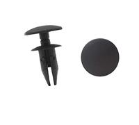 A ABSOPRO 6mm Foro Automobile Clip Spinta Tipo Rivetto Paraurti Plastica Nero(20Set)