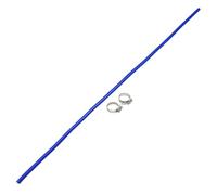 A ABSOPRO 8mm Raddrizzatore Gomma Siliconica 4 Strati Di Tessuto Intercooler Riscaldatore Turbo Tubo Di Aspirazione Radiatore Tubo Refrigerante 1500mm Blu Rosso