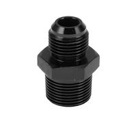 A ABSOPRO Adattatore Riduttore Maschio Flare per Tubo Flessibile TF-AN10-3/4 NPT Connettore Linea Carburante Alluminio Nero