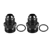A ABSOPRO AN10 a AN8 carburanti Guida Adattatore Connettore Tubo Raccordo Nero - 4pz