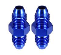 A ABSOPRO AN4 Maschio a AN4 Auto Bagliore Riduttore Tubo Raccordo Adattatore Blu 2pz