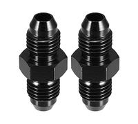 A ABSOPRO AN4 Maschio a AN4 Auto Bagliore Riduttore Tubo Raccordo Adattatore Nero 2pz