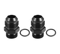 A ABSOPRO AN8 a AN10 carburanti Guida Adattatore Connettore Raccordo Nero - 4pz