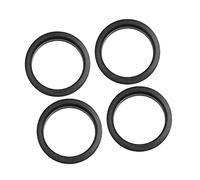 A ABSOPRO Anelli Centrici 73,1-60,1mm Hubcentrici Nero Set 4 Pezzi | Profondità 10mm - Installato Tra Mozzo E Ruota - Elimina Vibrazioni - Adattamento Preciso