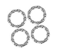 A ABSOPRO Bicicletta Bicicletta Manovella Cuscinetti Ruota 44mm Cuscinetto Fermo (Set di 4)