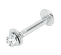A ABSOPRO Bullone di Allineamento Camber No.1456980 con Dado Guarnizione Kit Bullone Camber Sospensione Posteriore per FORD FOCUS MK2 2005-2012 Tono Argento Metallico