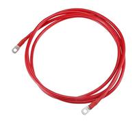 A ABSOPRO Cavo Batteria 6 AWG più Resistente 274cm 9FT 6 AWG Calibro Cavo Batteria Auto Inverter con Morsetti in Rame Puro Rosso