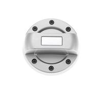 A ABSOPRO Copertura Tappo Serbatoio Carburante Metallo Plastica Adesivo Tono Argento Adatto per Suzuki Jimny - Confezione da 1