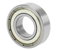 A ABSOPRO Cuscinetti a sfera a gola profonda 6002ZZ P6 15x32x9mm Cuscinetti lubrificati Doppia guarnizione in metallo Argento per Ruote di Scooter e Skateboard