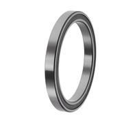 A ABSOPRO Cuscinetti a sfera a gola profonda 6815DDU 75x95x10mm / 2.95"x3.74"x0.39" P4 Doppia guarnizione in gomma Cuscinetti lubrificati per auto, scooter Tono argento nero