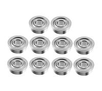 A ABSOPRO Cuscinetto a Sfera 3x7x3mm F683ZZ Scanalatura Profonda Sfera Cuscinetti Argento Tono - 10pz