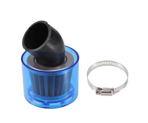 A ABSOPRO Filtro Aria Pulitore Piegato Blu 1pc Per Moto 110-125cc | Materiale: Plastica, Metallo, Gomma. Diametro Interno: 40mm. Adatto Per ATV, Ciclomotori, Dirt Bike, Moto Da Corsa.