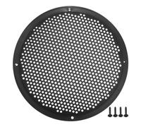 A ABSOPRO Griglia Copri Altoparlante Nero 1Pc | Materiale Ferro E ABS, Per Home Theater E Marino, Resistente Alla Corrosione, Antipolvere, Viti Incluse