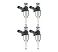 A ABSOPRO Iniettore di carburante No.06H906036G Ugello di iniezione del carburante per VW Golf 2.0 GTI 04-13 per VW Passat B6 B7 Berlina 2.0 TFSI 05-14 Nero 4 Pezzi