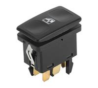 A ABSOPRO Interruttore Finestra Elettrica Lato Passeggero Anteriore Posteriore No.191959855 per Volkswagen Golf II 1983-1992 Nero