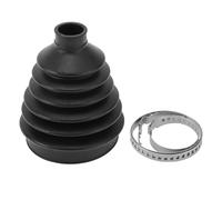 A ABSOPRO Kit cuffia giunto omocinetico No.1K0498203A con morsetti Cuffia giunto omocinetico per Audi A3 2006-2013 per Audi Q3 2015 Gomma Nera Resistente e Durevole