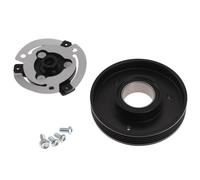 A ABSOPRO Kit Frizione Compressore a/c per BMW X5 E70 V8 4.8L 07-10 1 Pz | Acciaio, Per CSE717, 12V, 4 Scanalature, Kit: Puleggi Mozzo+Bobin 4 Bulloni, Solo Per OEM Compressori, Non OEM