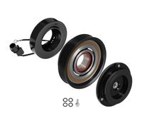A ABSOPRO Kit Frizione Compressore a/c per Hyundai Sonata 06-09 L4 2.4L 1pc | per Kia Optima 2007-2008, Materiale Acciaio, Stile VS18M, Tensione 12V, 6 Scanalature, Pin 1, Cuscinetto Incluso
