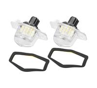 A ABSOPRO Luce Targa a LED per Auto No.34101-S60-013 per HONDA CR-V 2007-2012 Plastica Luce Bianca (Set di 2)