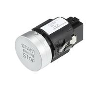 A ABSOPRO Pulsante Avviamento Arresto Motore Per Audi Q3 2015-2018 1 Pezzo | Colore: Nero, Tono Argento, Materiale: Plastica, Dimensione: 4.8x2.7cm, OE: 8U0905217A, 6 Pin, Avvio Rapido