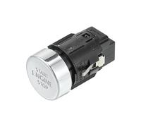 A ABSOPRO Pulsante di Avviamento Interruttore No.5ND959839 Pulsante di Avvio e Stop Motore per Volkswagen Tiguan 2008-2016 Tono Argento Nero