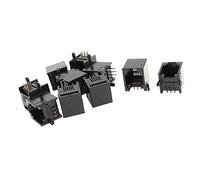 A ABSOPRO RJ11 Modulare Jack 6P6C Presa Montaggio Telefono Connettori Set 10