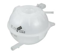 A ABSOPRO Serbatoio di espansione dell'acqua del refrigerante, bottiglia di recupero dell'espansione del refrigerante del motore con sensore No.6Q0121407 per Skoda Fabia 01-08 Bianco, 1 pz