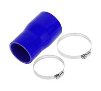 A ABSOPRO Set di 1 Tubo in Silicone Blu per Auto 70-60mm/2.75"-2.36" ID 127mm/5" Lunghezza 0 Gradi con Morsetti Tubo Refrigerante Universale