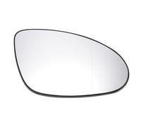 A ABSOPRO Specchio Retrovisore Laterale Destro in Vetro di Ricambio con Piastra di Supporto Asferico Riscaldato Bianco per Mercedes CLS W219 2004-2010 per Mercedes S-CLASS W221 05-09