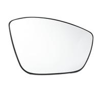 A ABSOPRO Specchio Retrovisore Laterale Destro in Vetro di Ricambio con Piastra Posteriore Riscaldato Bianco per Citroen C4 Cactus 2018-2021 per Citroen DS3 Crossback 19-23