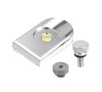 A ABSOPRO Vite per sella moto con dado copri-vite per Harley / 1 set tonalità argento