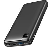 A ADDTOP-Power-Bank-Batteria-Esterna-26800mAh - PD3.0 QC4.0 Caricabatterie Portatile Ricarica Rapida Alta Capacità con 3 USB-A & 1 USB-C, LED Digitale Display per Smartphone, iPhone e Tablet