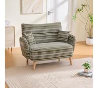 A ALFRESCOOL Moderno divano a 2 posti, in stile, mini divano con braccioli super comodi, cuscino per braccioli e borsa di stoccaggio, profondo e confortevole, adatto per piccoli spazi, appartamenti