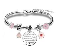 A Alla Z Lettera Braccialetti Smalto Citazioni 26 Alfabeti Perline Regali Natale Amica Collega Famiglie Compleanno Apprezzamento Gioielli Sorella Figlia Laurea Ricordo Moglie San Valentino (W)
