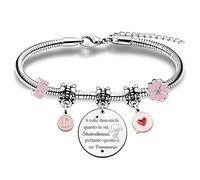 A Alla Z Lettera Braccialetti Smalto Citazioni 26 Alfabeti Perline Regali Natale Amica Collega Famiglie Compleanno Apprezzamento Gioielli Sorella Figlia Laurea Ricordo Moglie San Valentino (D)