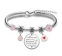 A Alla Z Lettera Braccialetti Smalto Citazioni 26 Alfabeti Perline Regali Natale Amica Collega Famiglie Compleanno Apprezzamento Gioielli Sorella Figlia Laurea Ricordo Moglie San Valentino (P)