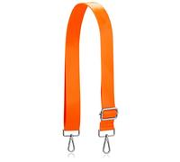 A ALLZEDREAM Tracolla per Borsa Donna Tessuto Nylon Regolabile Ricambio,Arancio fluorescente,Argenteo Ganci