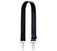 A ALLZEDREAM Tracolla per Borsa Donna Tessuto Nylon Regolabile Ricambio,Nero,Argenteo Ganci