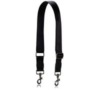 A ALLZEDREAM Tracolla per Borsa Donna Tessuto Nylon Regolabile Ricambio,Nero,Fine in Pelle