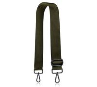 A ALLZEDREAM Tracolla per Borsa Donna Tessuto Nylon Regolabile Ricambio,Verde oliva,Oro Ganci